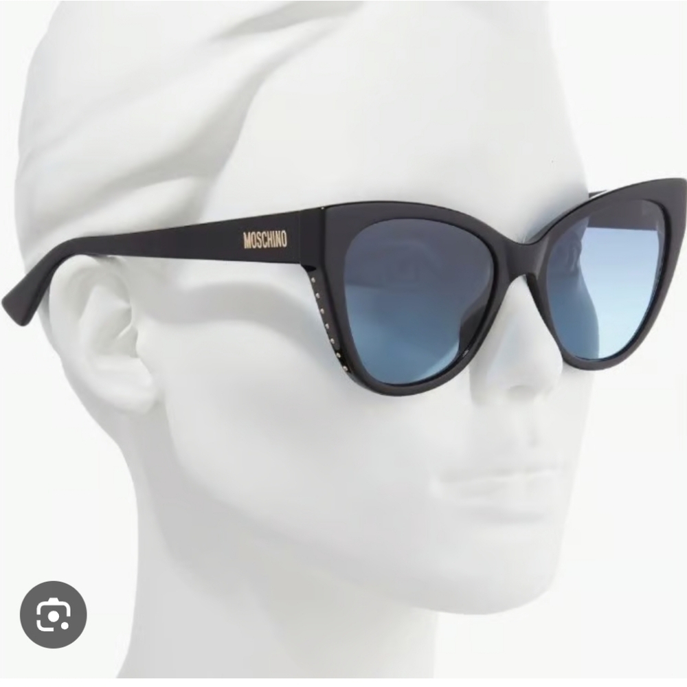 Authentic MOSCHINO Sunglasses NEW With Case & Dustcloth